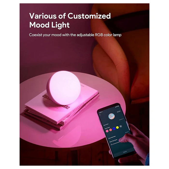 Lampe de table intelligente lampe de bureau dimmable - Contrôlée par application/voix, LED RVB, changement de couleur, lampe tactile avec prise UK - Idéale pour maisons intelligentes modernes et passionnés de technologie