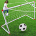 106/120cm Kids Indoor & Outdoor Football Goal Set with Ball and Pump