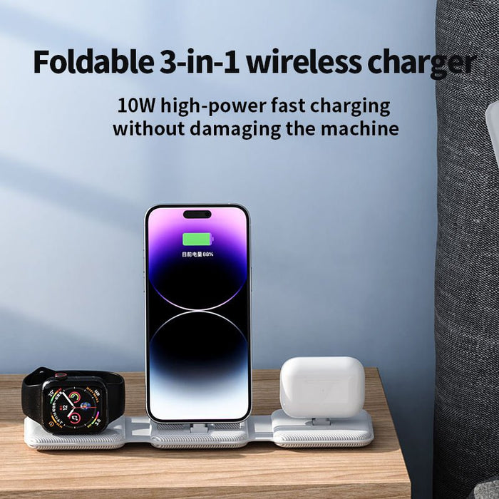 A75 Wireless Charger - 10W 7.5W 5W Fast Charging Dock, Compatible with Qi-Enabled Smart Phones, iPhone 13, 14, 14Pro, 14 Pro Max, iWatch, Airpods - Ideal for Quick and Efficient Phone Charging - Shopsta EU