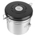 Stainless Steel Coffee Canister with Airtight Lid & CO2 Valve — 1.2L / 1.8L
