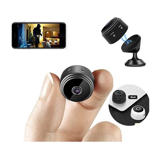 A9 Mini Camera - 1080P HD Wireless WIFI IP Camera 2PCS Set with DVR Night Vision - Perfect for Home Security and Surveillance - Shopsta EU