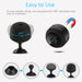A9 Mini Camera - 1080P HD Wireless WIFI IP Camera 2PCS Set with DVR Night Vision - Perfect for Home Security and Surveillance - Shopsta EU