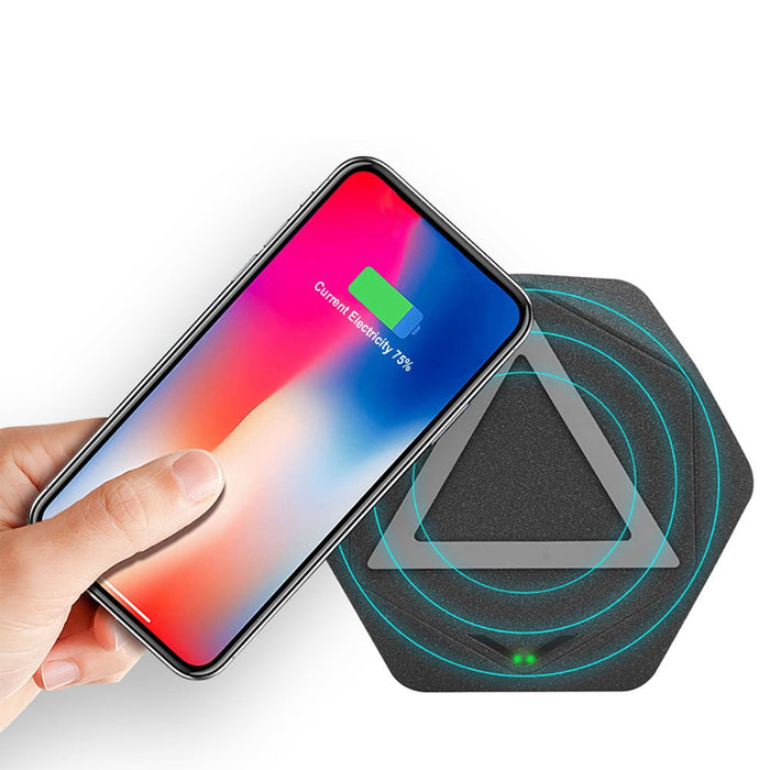 Bakeey 10W Qi Wireless Charger - Fast Charging Pad for iPhone X, 8 Plus, S9, S8 - Ideal for Quick and Convenient Charging - Shopsta EU