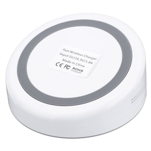 Bakeey 10W Qi Wireless Charger - Quick Charge, Fast Charging, Mirror Face, LED Ring Indicator - Ideal for Effortless and Stylish Charging on the Go - Shopsta EU