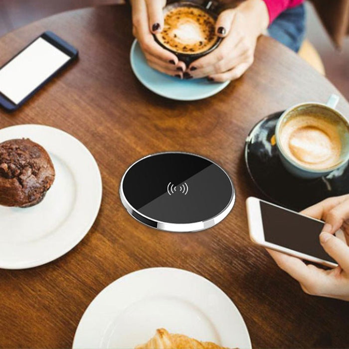Bakeey Desktop Wireless Charger - Furniture Embedded Fast Charging Pad for iPhone 12, 12Pro Max, Huawei P40, Mate 40 Pro - Ideal for Home and Office Use - Shopsta EU