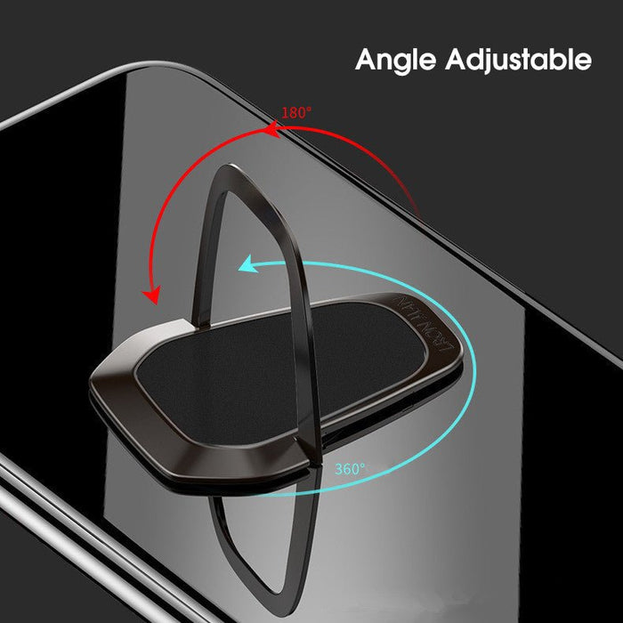 Bakeey Ultra-Thin 360° Rotation - Magnetic Metal Mobile Phone Finger Ring Holder Stand - Supportive Accessory for Smartphone Users - Shopsta EU