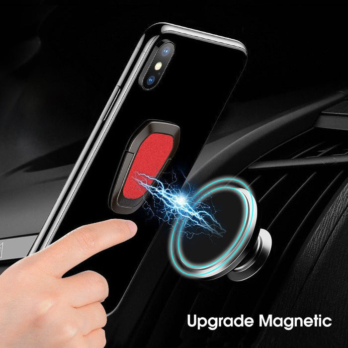 Bakeey Ultra-Thin 360° Rotation - Magnetic Metal Mobile Phone Finger Ring Holder Stand - Supportive Accessory for Smartphone Users - Shopsta EU