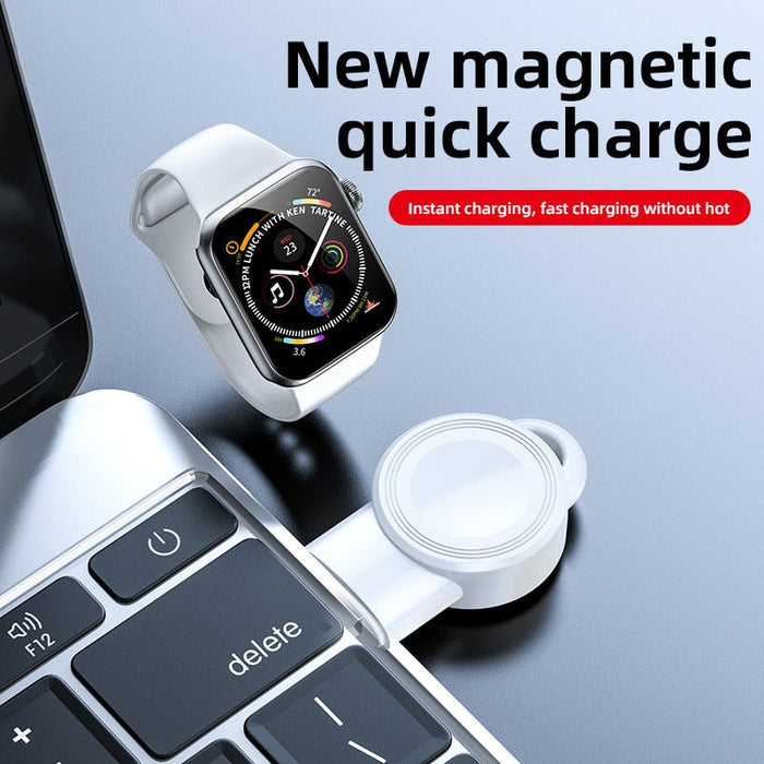 Bakeey USB Magnetic Charger for Apple 7th Gen Smart Watch - Portable Charging Adapter with Magnetic Technology - Perfect for On-the-Go Apple Watch Users - Shopsta EU