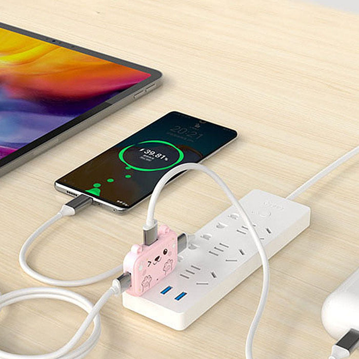 Basix Docking Station - 3-in-1 Type-C USB-C Hub Splitter with USB3.0, PD, HDMI Multiport - Ideal for PC and Laptop Users - Shopsta EU