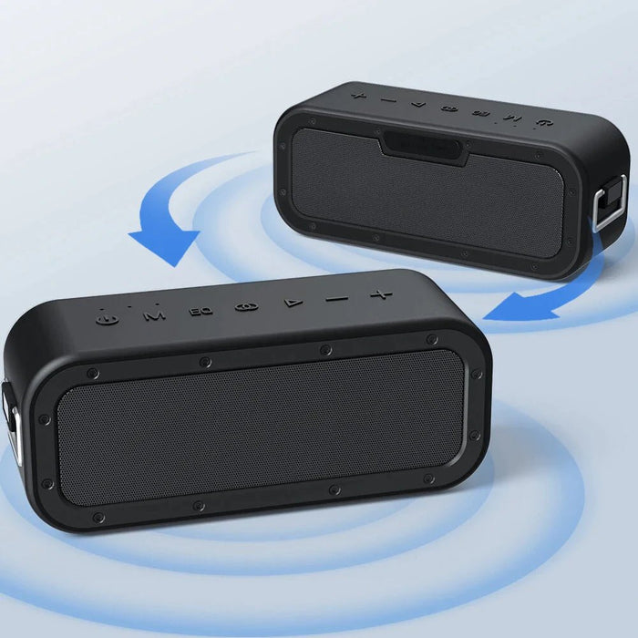 BlitzWolf® BW-WA5 100W Wireless Bluetooth Speaker - Triple Drivers Deep Bass TWS Stereo 3EQ Mode IPX6 Waterproof Portable Outdoor Speaker - Shopsta EU