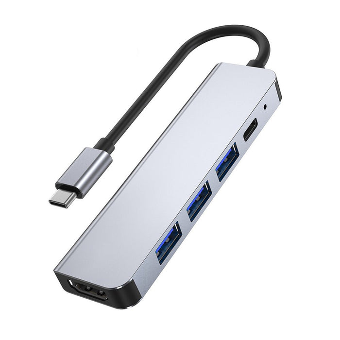 BYL-2008 USB-C Hub - 5-in-1 Splitter Docking Station with USB3.0, USB2.0, 87W USB-C PD, 4K HDMI-Compatible - Perfect for PC, Computer, Laptop Users - Shopsta EU