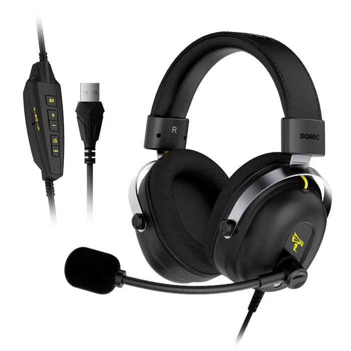 Sound Commander Commander G Series - 7.1 Surround Sound Gaming Headset - For PC, Plays ...