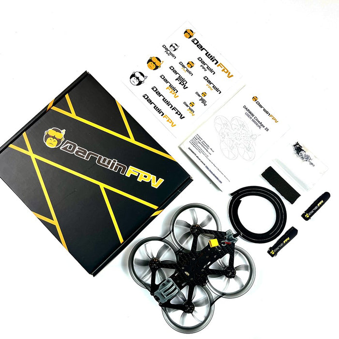 DarwinFPV CineApe 25 112mm 4S - Cinematic Whoop Analog/ AVATAR MINI HD, 1504 3600KV Motor, FPV Racing RC Drone PNP/BNF - Perfect for Thrilling High-Speed Aerial Cinematography - Shopsta EU