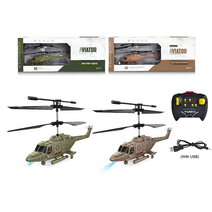 DWI 2.5CH RC Helicopter - Anti-Jamming System, One Key Take Off, Fall Resistance, Military Design - Perfect for Beginners and Hobby Enthusiasts - Shopsta EU