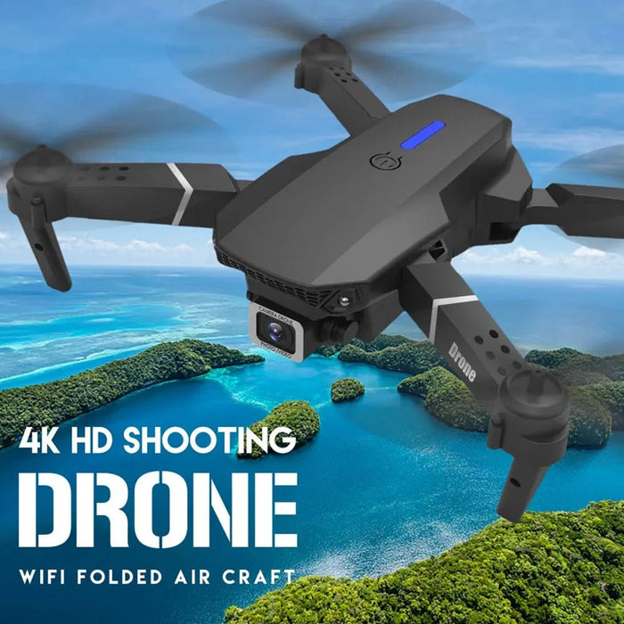 E88 Pro 4k Drone - Professional 4k Remote Control Drone with Dual-Camera and Wide-Angle Lens - Shopsta EU