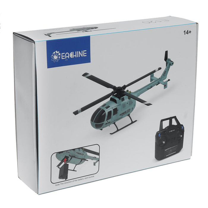 Eachine E120 - 2.4G 4CH 6-Axis Gyro Flybarlesss RC Helicopter with Optical Flow Localization - Perfect for Scale Flight Enthusiasts - Shopsta EU