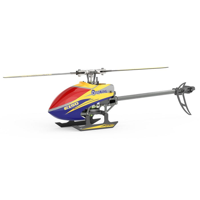 Eachine E150 2.4G 6CH - 6-Axis Gyro 3D6G Dual Brushless Direct Drive Motor Flybarless RC Helicopter - BNF Compatible with FUTABA S-FHSS for Enthusiasts - Shopsta EU
