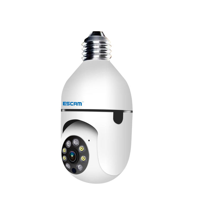 ESCAM PT208 E27 - 1080P WIFI Humanoid Tracking Camera with ONVIF, Two-Way Audio, Dual Light Night Vision - Ideal for Home Security and Surveillance - Shopsta EU