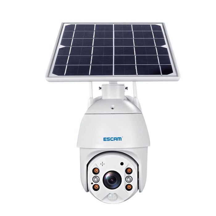 ESCAM QF280 - 1080P Cloud Storage Solar Powered WiFi PT Camera with PIR Alarm & Full Color Night Vision - IP66 Waterproof Two Way Audio for Outdoor Security - Shopsta EU