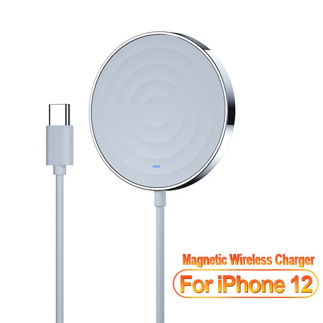 Essager 15W QI Magnetic Wireless Charger - Fast Charging Pad for iPhone 12 Series, Samsung S21, Galaxy Note S20 Ultra, Huawei Mate40, OnePlus 8 Pro - Ideal for Smartphone Users Needing Quick Charge - Shopsta EU