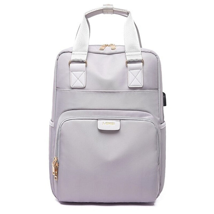 Laptoptasche aus Segeltuch – multifunktionale Rucksack-Handtasche und Campus-Schultasche – entworfen für trendige und stilvolle Frauen