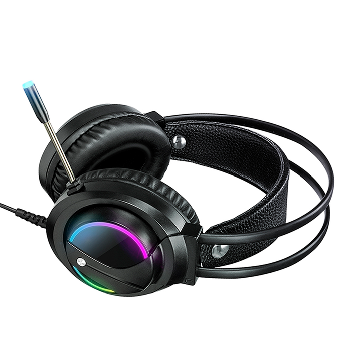 KO-STAR K2 Gaming-Headset – 50-mm-Lautsprecher, buntes Atemlicht, 360°-empfindliches Mikrofon – perfekt für PC-Gamer