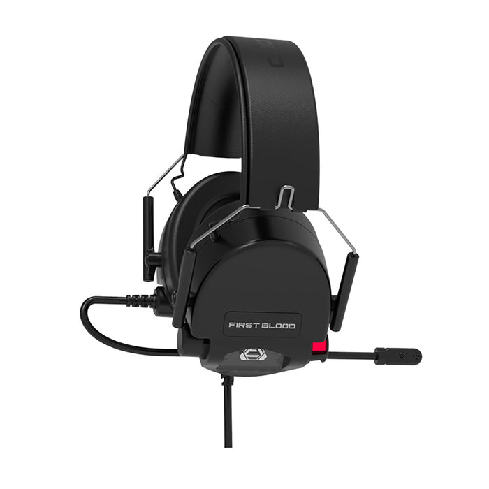 FirstBlood H10 Gaming Headset - Foldable Headphone with Virtual 7.1, One-way Noise Reduction Microphone, Colorful Light - Perfect for PC and Laptop Gamers - Shopsta EU