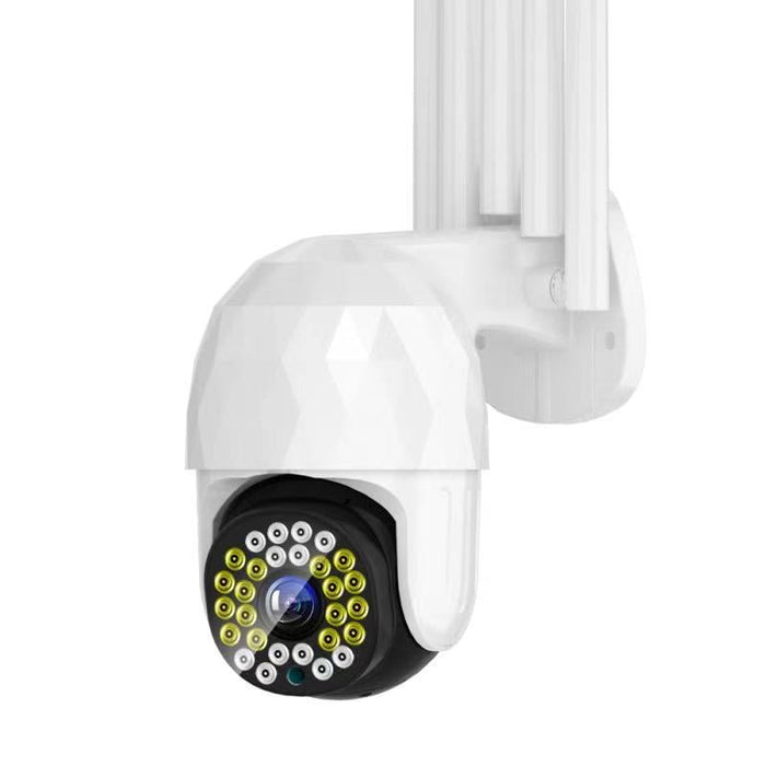 Guudgo 28LED 5X Zoom HD 3MP - Outdoor IP Security Camera with PTZ, Night Vision, IP66 Waterproof, Two-Way Audio, Motion Detection - Ideal for CCTV Surveillance and Home Security - Shopsta EU