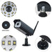 GUUDGO Solar Flashing LED Light Fake Camera - Dummy CCTV Surveillance with Infrared Sensing & Solar Simulation - Ideal for Home Security and Outdoor Use - Shopsta EU