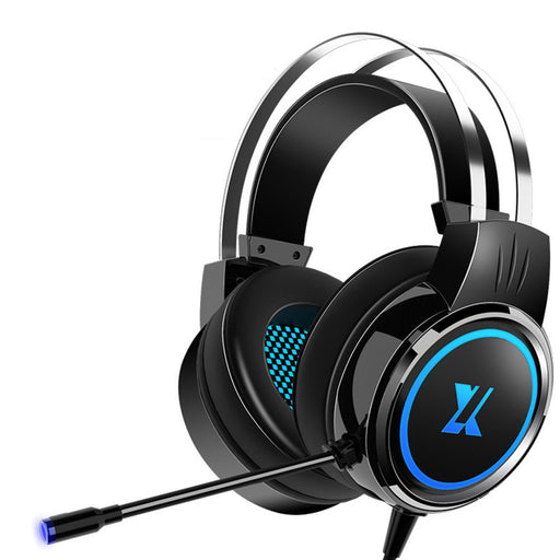 Heir Audio X8 Gaming Headset - 7.1 Channel, 50mm Unit, RGB Colorful Lights, 4D Surround Sound, 360° Noise Reduction Mic - Comfortable Ergonomic Design for Gamers & Immersive Audio Experience - Shopsta EU
