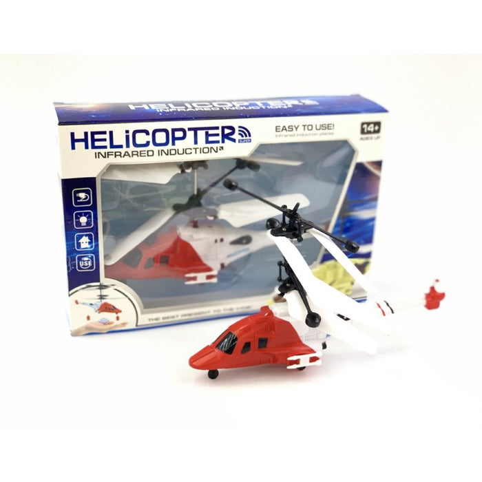 HFD-818 RC Helicopter - Infrared Induction Gesture Sensing, Levitation Flying, One-Key Take-Off/Landing, Altitude Hold, Dual Motor - Perfect Kids' Toy for Fun and Play - Shopsta EU