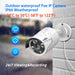 Hiseeu HB612 HB613 - 1536P 3.0MP POE Mini Bullet IP Camera with ONVIF, P2P, IP66 Waterproof, Outdoor IR CUT Night Vision - Ideal for Outdoor Security Surveillance - Shopsta EU
