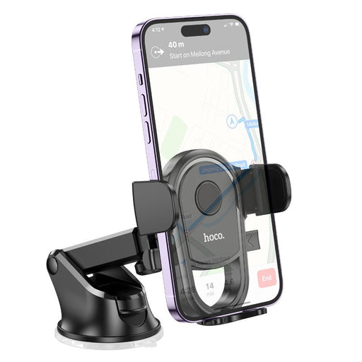 HOCO H5 Universal Phone Holder - 360 Rotation Suction Cup, GPS Vehicle Mounts, Compatible with iPhone 14 Pro Max, 13, 12, Samsung, Xiaomi - Ideal for Secure and Convenient Phone Placement in Vehicles - Shopsta EU