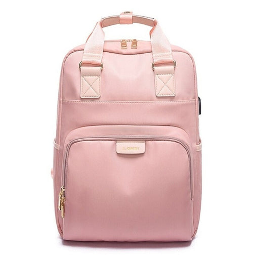 Laptop Bag Canvas - Multi-Functional Backpack Handbag & Campus Schoolbag - Designed for Trendy and Stylish Females - Shopsta EU