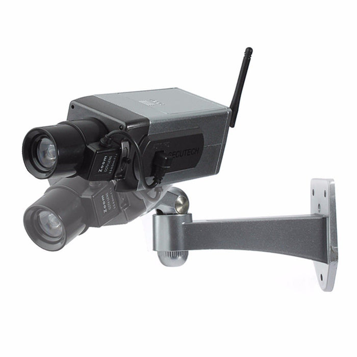 LED Flashing Dummy Security Camera - Indoor/Outdoor CCTV Surveillance Imitation - Ideal for Home and Business Protection - Shopsta EU