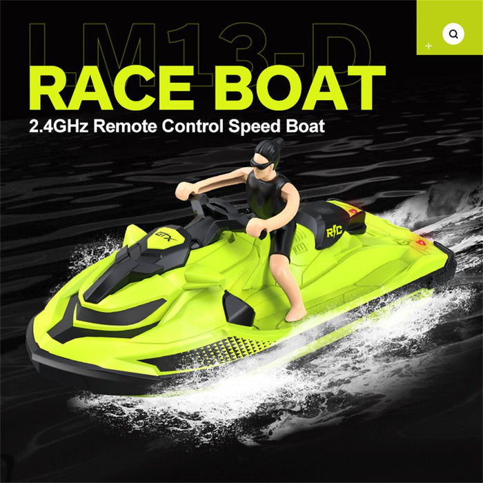 LMRC LM13-D RTR - 2.4G 4CH RC Motorboat, Remote Control Racing Ship, Waterproof Speedboat Toys - Perfect for Water Enthusiasts and Vehicle Model Collectors - Shopsta EU