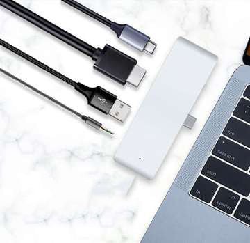 Mindpure USB Hub - Multifunctional Type-C to USB3.0, HDMI, AUDIO3.5, PD Data Transfer, High-Temperature Resistance - Ideal for Laptop Users and Fast Connectivity Needs - Shopsta EU