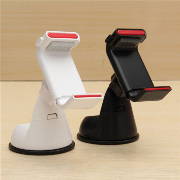 Strong Sucker 3 in 1 Clip-on Phone Holder - Car Wind Shield and Dashboard Phone Stand for iPhone 8 X - Ideal Cell Phone Holder for Safe Driving - Shopsta EU