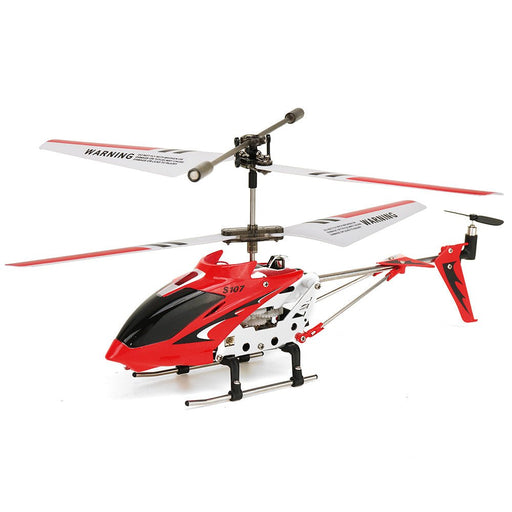 SYMA S107G - 3CH Infrared Mini Remote Control Helicopter with Gyro, Anti-Collision & Anti-Fall Features - Perfect Toy for Kids & Indoor Use - Shopsta EU