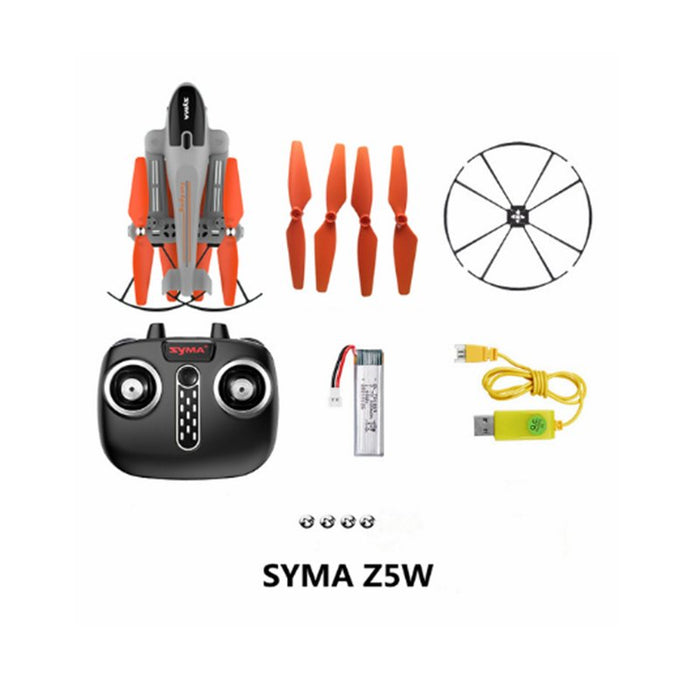 SYMA Z5W - 4CH 1080P Camera Foldable Hovering Altitude Hold RC Helicopter - Ideal for Drone Enthusiasts and Adventurous Flyers - Shopsta EU