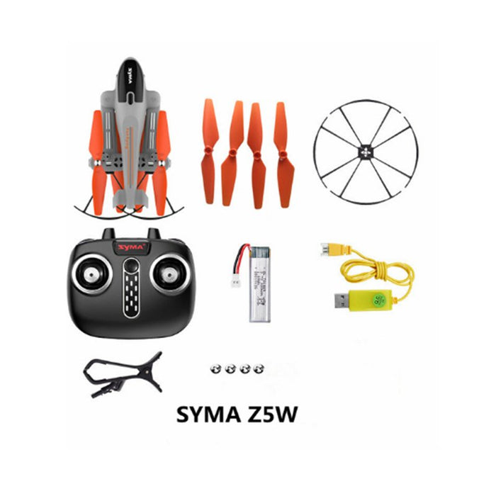 SYMA Z5W - 4CH 1080P Camera Foldable Hovering Altitude Hold RC Helicopter - Ideal for Drone Enthusiasts and Adventurous Flyers - Shopsta EU