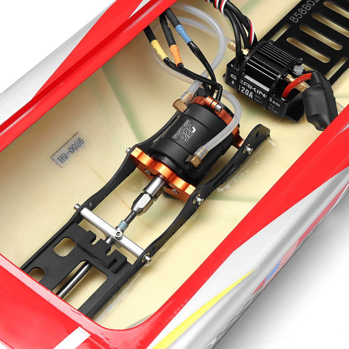 TFL 1126 Lucky OCT 880mm - 2.4G Brushless RC Boat with 120A ESC & Water Cooling System - Ideal for Hobbyists without Servo TX Battery - Shopsta EU