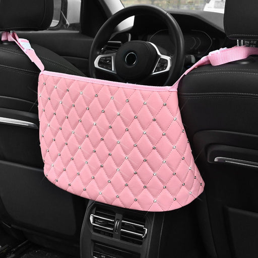 Universal - Car Seat Hanging Bag with Large Capacity, Mobile Phone Handbag Storage - Ideal Container Holder Organizer for Cars - Shopsta EU