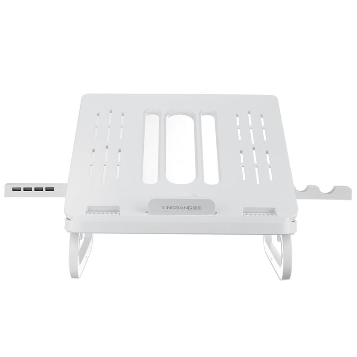 Universal Multifunctional Stand - 4 USB 3.0 Ports, 10-Gear Height Adjustment, Heat Dissipation, for 12-18 inch Devices - Ideal for Macbook and Desktop Users Needing Bracket Holders - Shopsta EU