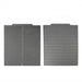 Silicone Kitchen Drain Mat — Non-Slip Heat-Resistant Drying Pad, Rectangle Trivet (Grey, S/M/L)