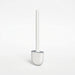 Wall-Mounted Soft TPR Toilet Brush with Removable Handle — Space-Saving