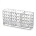 Clear Acrylic-Style Make-up Brush & Lipstick Organiser — Desk Cosmetic Holder