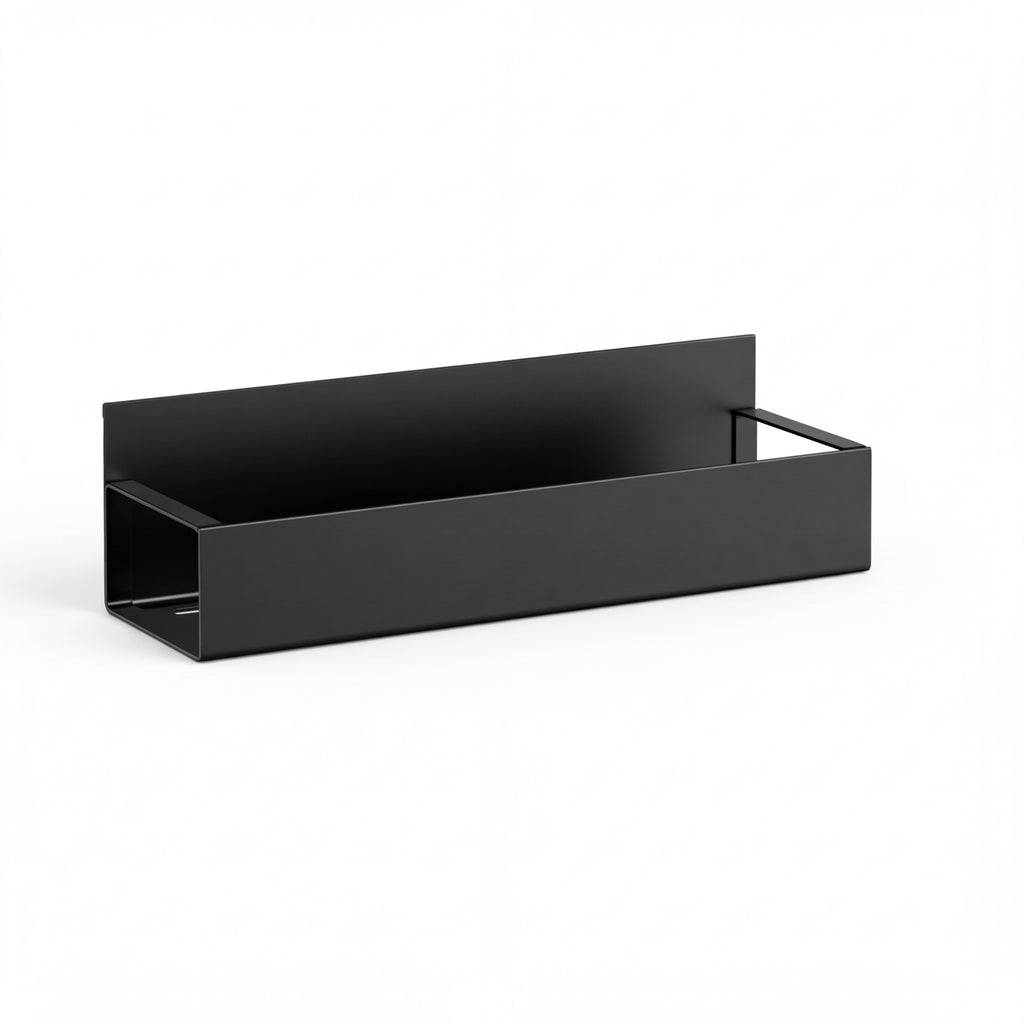 Magnetic Fridge Shelf Spice Rack – Black, Space‑Saving Kitchen Organiser