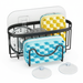 Multifunctional M‑Shaped Sponge Holder — Kitchen Sink Caddy Organizer, Rustproof Iron Sponge Caddy