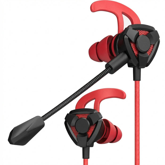 Wired Gaming Earbuds with Mic – 3.5mm In‑Ear Headset for PS4, PUBG, CSGO, Phone & Laptop